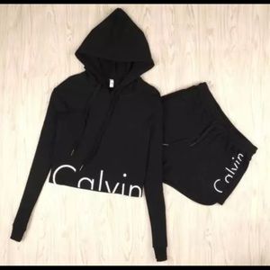 Women's Sweater & Shorts.