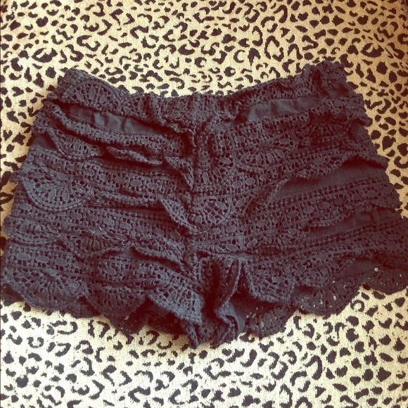 Crochet shorts