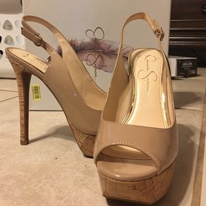 Jessica Simpson JS-Tacey Nude, Patent, 7.5M