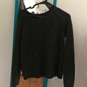 Black and gold sweater