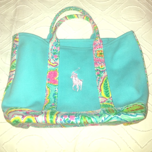Ralph Lauren Turquoise Bag