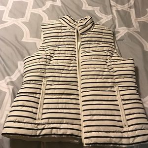 Colebrook Striped Puffer Vest
