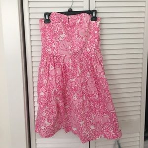 Lilly Pulitzer strapless dress