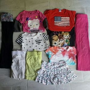 Little girls size 6/6x mixed bundled items