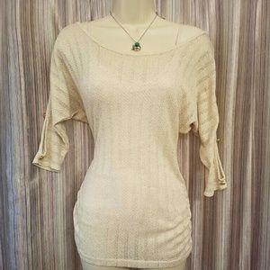 🕊GOLD SPARKLE TUNIC
