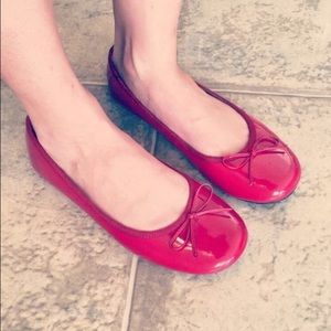 Red BP Ballet Flats