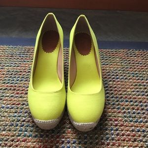 J Crew espadrille wedges NWT