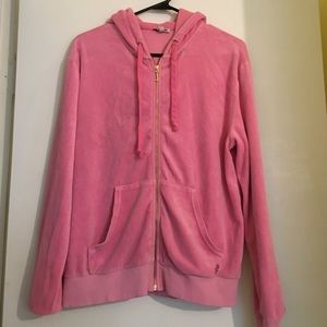 Juicy Couture Relaxed Fit Velour Hoodie