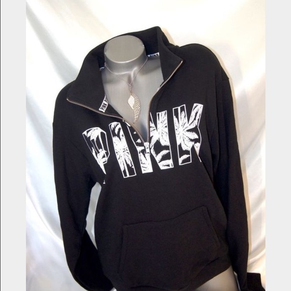 Vs pink half zip