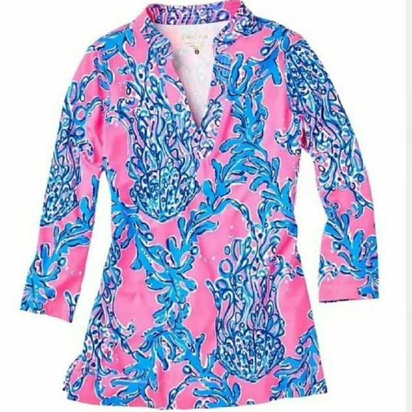 Lilly Pulitzer UPF 50+ Vero Tunic xs NWT