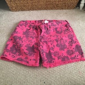 Lucky brand neon pink shorts