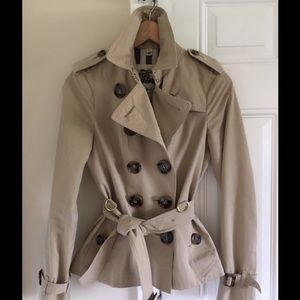 Authentic Burberry Short Trench Jacket
