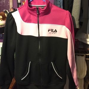 FILA zip up sweater