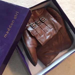 Leatherette Riding Boots
