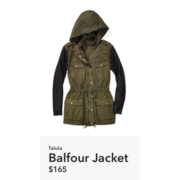 Talula Canvas/ Leather Jacket - image 4