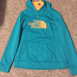The North Face sweatshirt