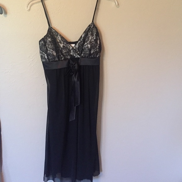 Black formal dress