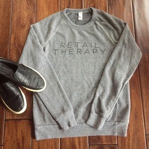 "Retail Therapy" Crew Neck