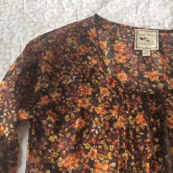 Pink Rose SZ Med Top, EUC - Picture 2 of 4