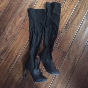 Thigh High Suede Boots