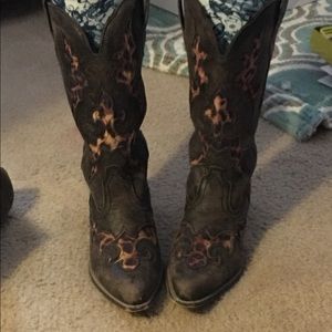 Cheetah cowgirl boots