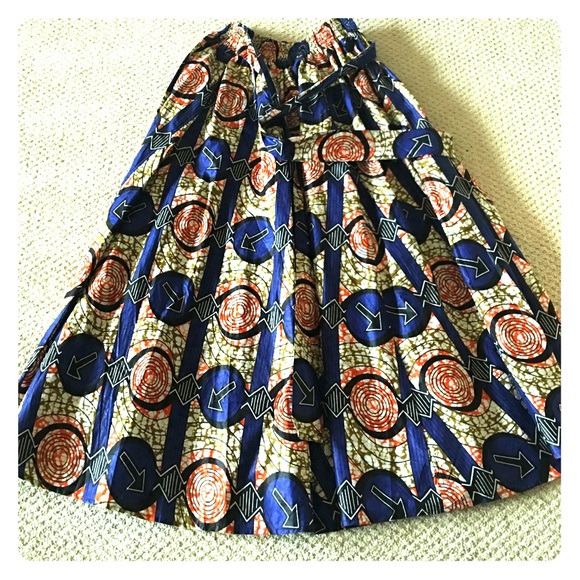 🌟African Maxi skirt w/ matching head wrap 🌟