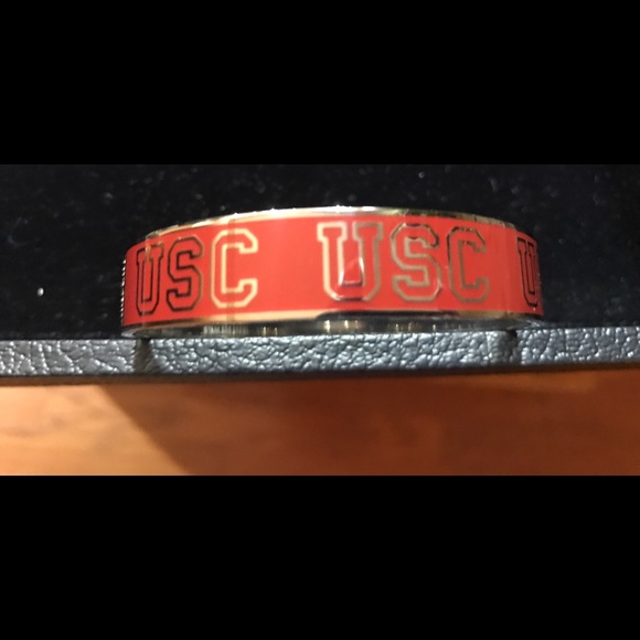 USC STERLING SILVER BANGLE