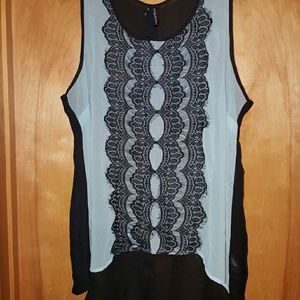 CUTE HIGH/LOW tank blouse