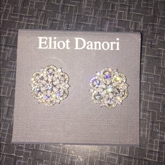 Elliott Damori crystal earrings NWT - Picture 1 of 3