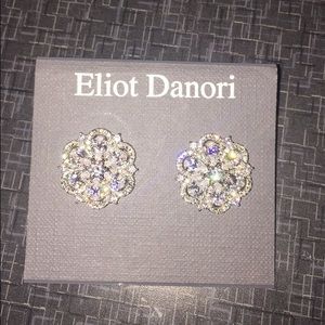 Elliott Damori crystal earrings NWT