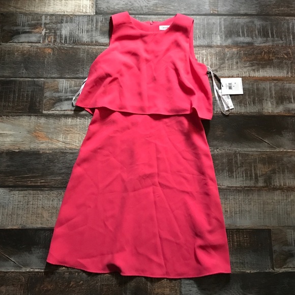 Beautiful coral Calvin Klein dress