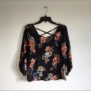 PAPAYA FLORAL BLOUSE