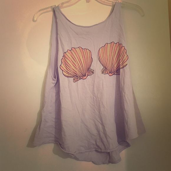 Wildfox Mermaid Inspired Seashell Tank