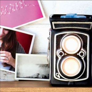 Vintage camera warmer
