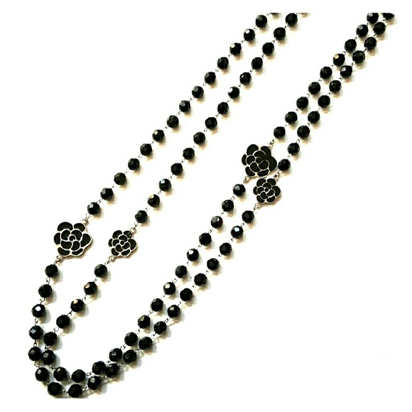 Camelia Bead Necklace for Chanel enthusiasts