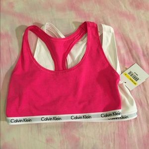 CALVIN KLEIN BRALETTE 2 PACK NWT