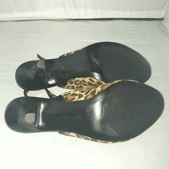 Bandolino slingback leopard print size 6.5 shoes - Picture 3 of 4