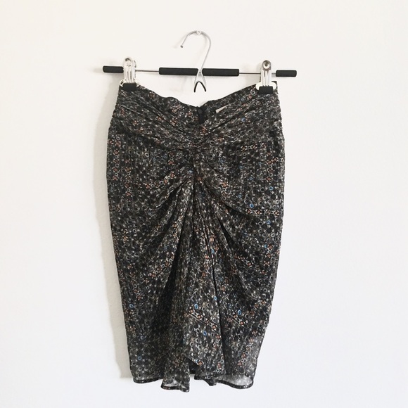 Isabel Marant pour H&M Silk Peacock skirt - Picture 1 of 4