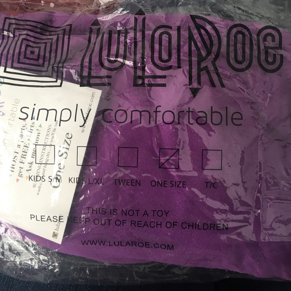 Purple lularoe leggings