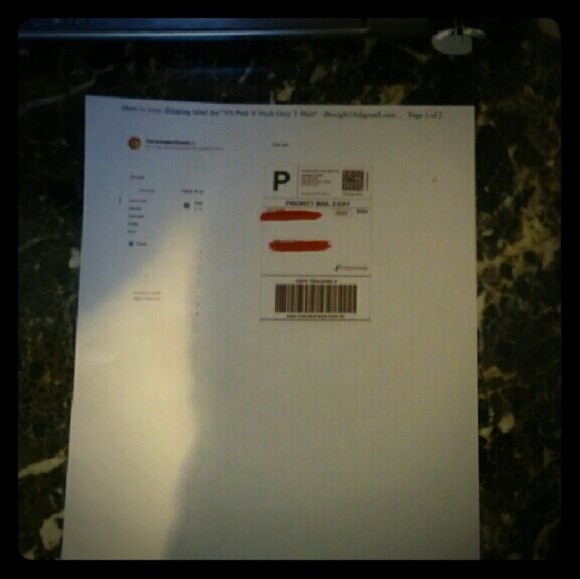Proof of Shipping
