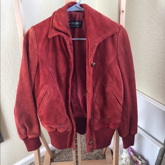 Terra Cotta Leather Jacket