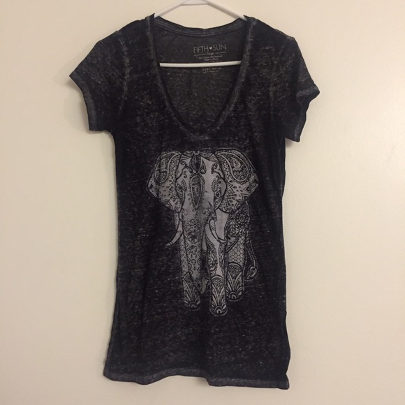 Paisley Elephant Printed Shirt