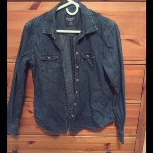 American eagle chambray top