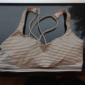 Lululemon striped bra