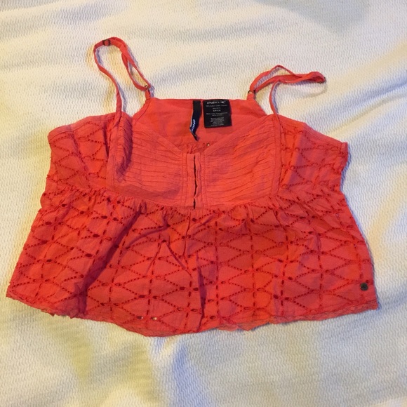 Burnt orange cropped camisole
