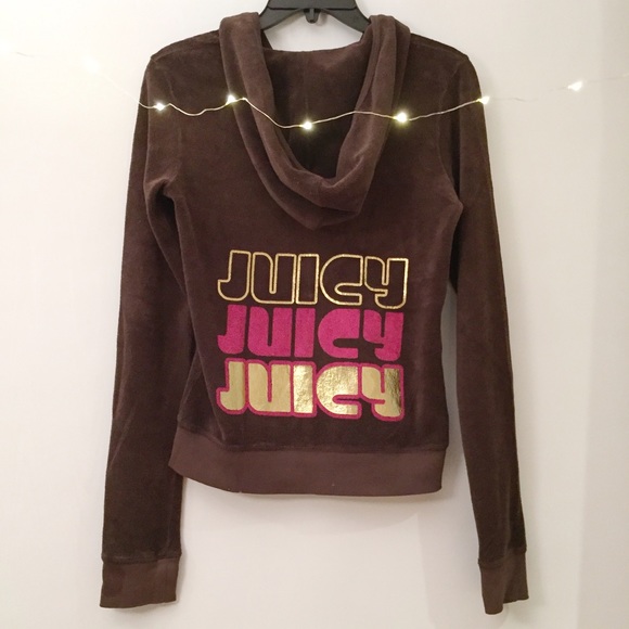 NWOT juicy couture brown pink gold jacket