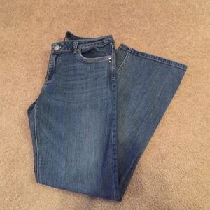 WHBM Skinny Flare Jeans NWOT sz10s