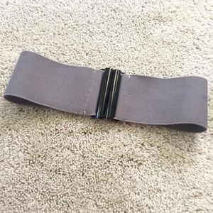 American Apparel Gray Wide Elastic Belt