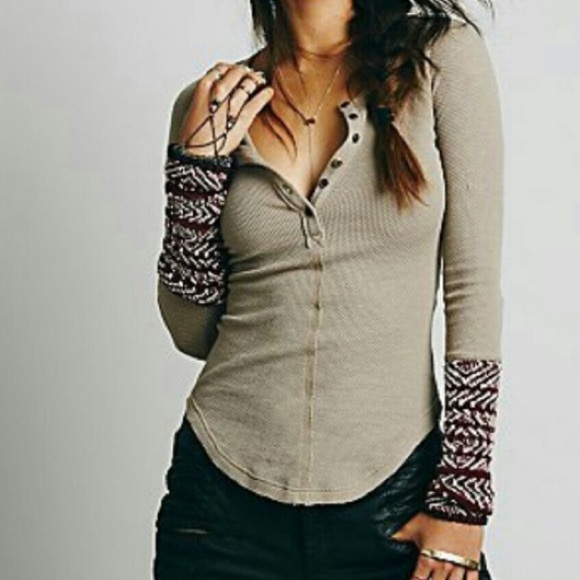 Free People Tops - Free People thermal alpine knit cuff