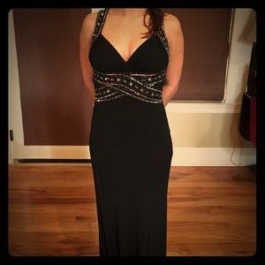 Long Black Dress.